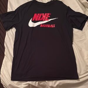 Nike Men's Black Baseball T-Shirt